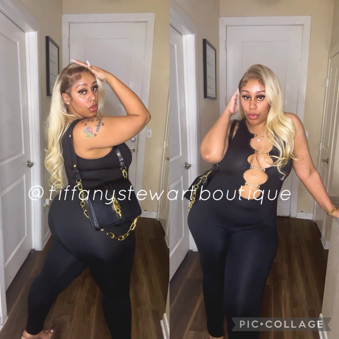 Bone chest jumpsuit